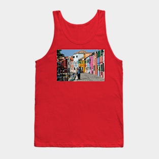 Sunny day in Burano Tank Top